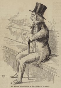 Sir William Molesworth i Underhuset (gravering) av English School