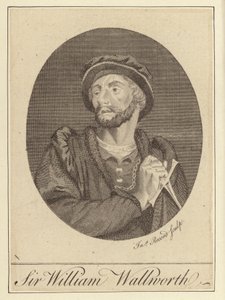 Sir William Wallworth (gravering) av English School