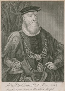 Sir Wolstan Dixie, Lord Mayor of London, 1585 av English School