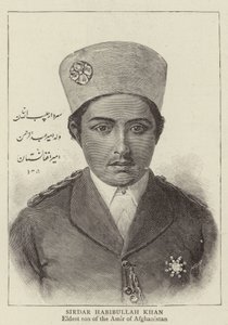 Sirdar Habibullah Khan (gravering) av English School