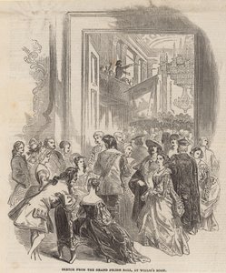 Skisse fra Grand Polish Hall på Williss Room av English School