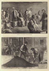 Skisser på et telager (gravering) av English School