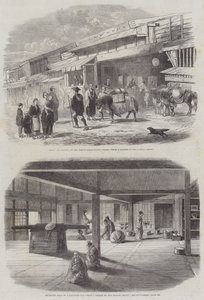 Skizzen in Japan von English School