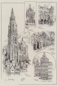 Skisser av Antwerpen (gravering) av English School