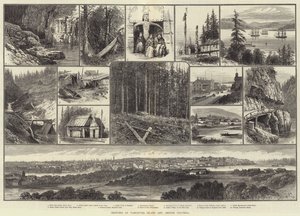 Skisser av Vancouver Island og British Columbia av English School
