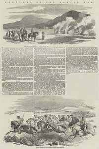 Skisser av Kaffirkrigen (gravering) av English School