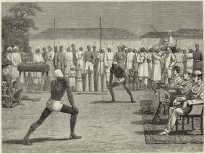 Skisser med et innfødt Bombay-regiment