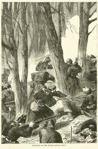 Tredning i skogen før Metz, september 1870 av English School