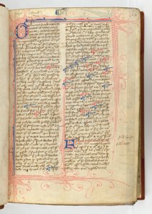 Sloane 280, f.9r Forord til 'Rosa Angelica', av John Gaddesden av English School