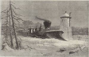 Snøplog på Grand Trunk Railway av English School