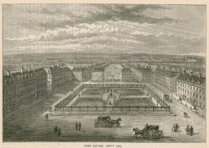 Soho Square, rundt 1700 av English School