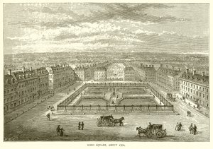 Soho Square, rundt 1700 av English School