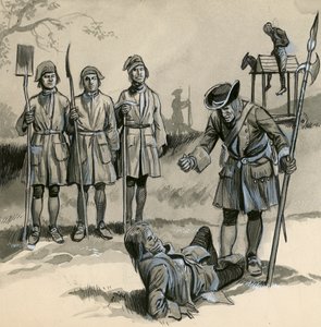 Soldater i dronning Annes regjeringstid av English School