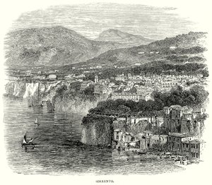 Sorrento (gravering) av English School