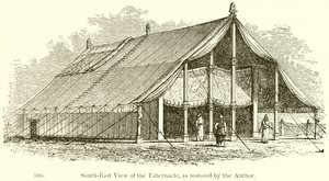 Südostansicht des Tabernakels, wie vom Autor restauriert