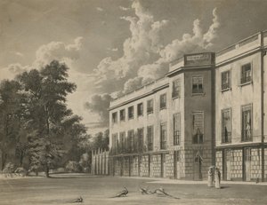 Sørfronten av Carlton House av English School