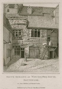 Sørlige rester av Winchester House, Southwark av English School