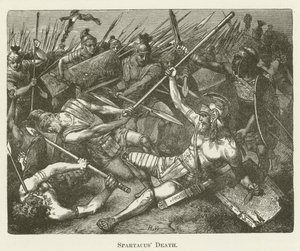 Spartacus død av English School