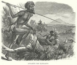 Spyding the Kangaroo (gravering) av English School