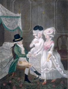 Sr. Timothy Thicketts første hjul til London, eller, Beauties of Kings sted, og trekker lodd om en --, 1781 av English School