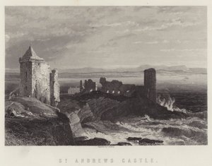 St Andrews Castle (gravering) av English School