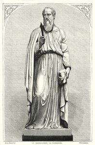 St Bartholomew, eller Nathanael (gravering) av English School