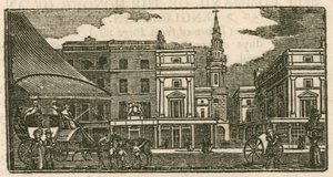 St Brides Church, Fleet Street, London av English School