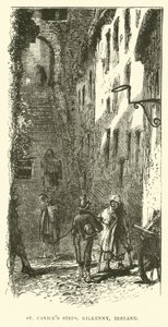 St Canices Steps, Kilkenny, Irland av English School