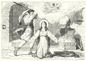 St Cecilia (gravering) av English School