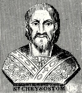 St Chrysostom (gravering) av English School