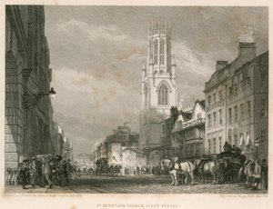 St Dunstans kirke, Fleet Street, London av English School