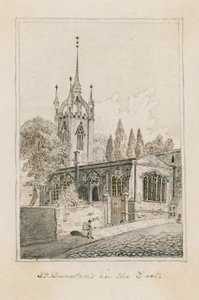 St Dunstans i øst, London av English School
