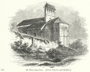 St. Eloi, Espalion (gravering) av English School