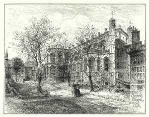 St. George#39;s Chapel, Windsor (gravering) av English School