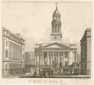St Marylebone Church, London av English School
