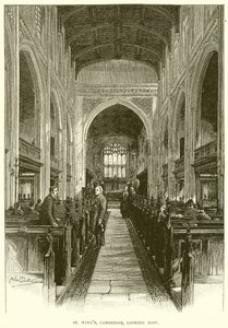 St. Marys, Cambridge, ser østover av English School