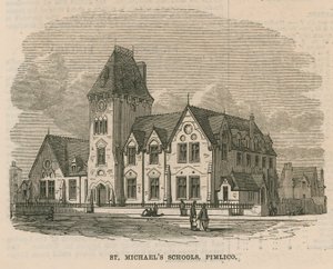 St Michaels kirke i Pimlico av English School