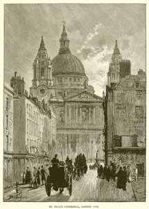 St. Pauls Cathedral, London (1890) av English School