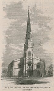 St Pauls District Church, Onslow Square, South Kensington av English School