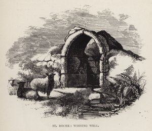St Roche, ønsker brønn (gravering) av English School