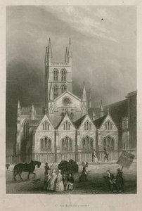 St Savios Church, Southwark, Surrey av English School