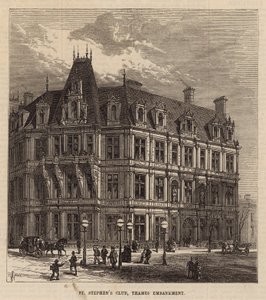 St Stephens Club, Thames Embankment av English School