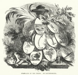 Standards of the Tribes, De Loutherbourg (gravering) av English School