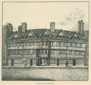 Staple Inn, Holborn von English School