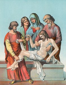 Stasjon XIV Kristus er lagt i den hellige grav