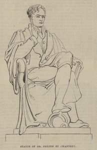 Statue av Dr Dalton av Chantrey av English School