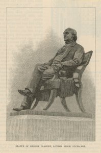 Statue av George Peabody av English School
