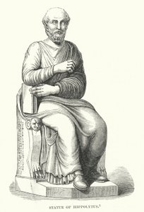 Statue av Hippolytus (gravering) av English School