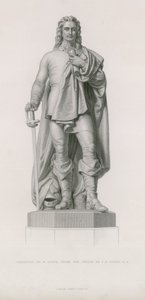 Statue av John Hampden av English School