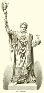 Statue av Napoleon av English School